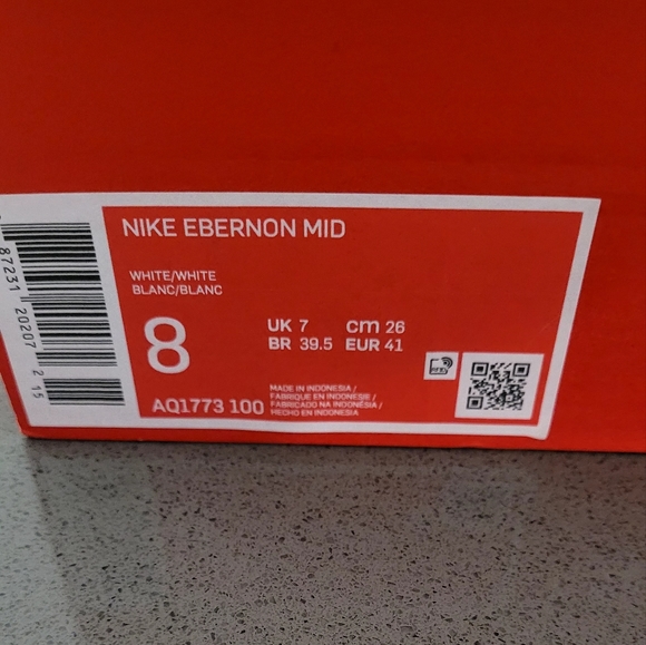 Nike ebernon size 8 - Picture 4 of 4